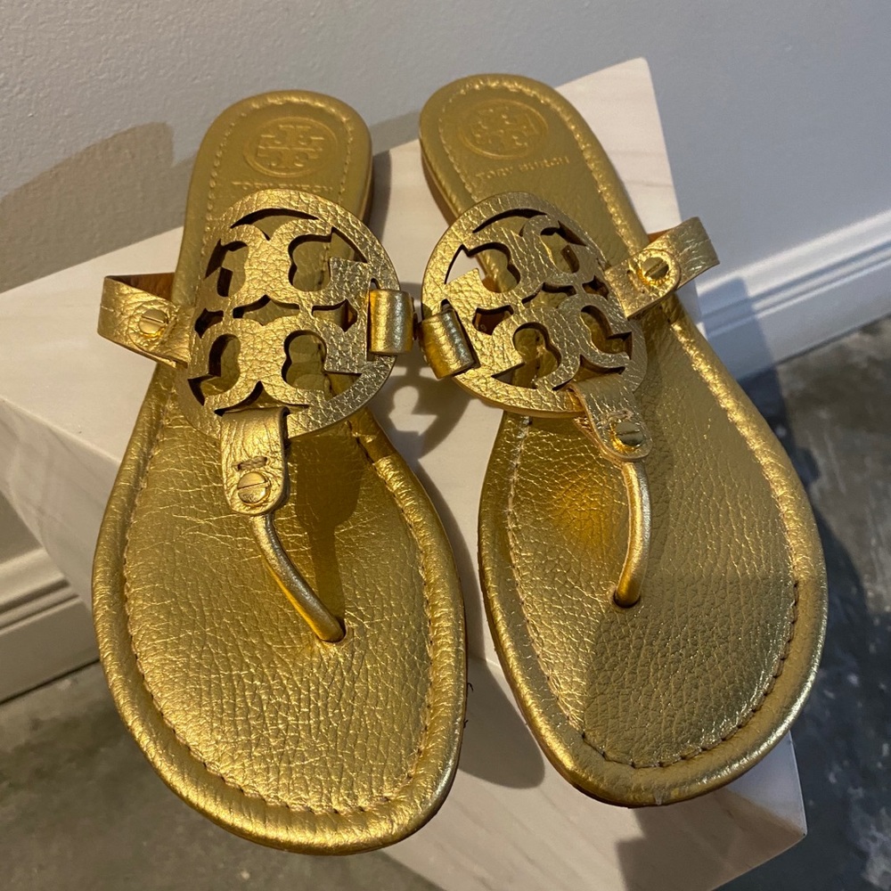 Tory Burch Gold Sandals